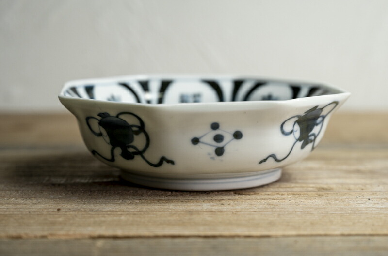 楽天市場】骨董○古伊万里染付馬文八角深皿○ W15cm | 江戸後期-19世紀