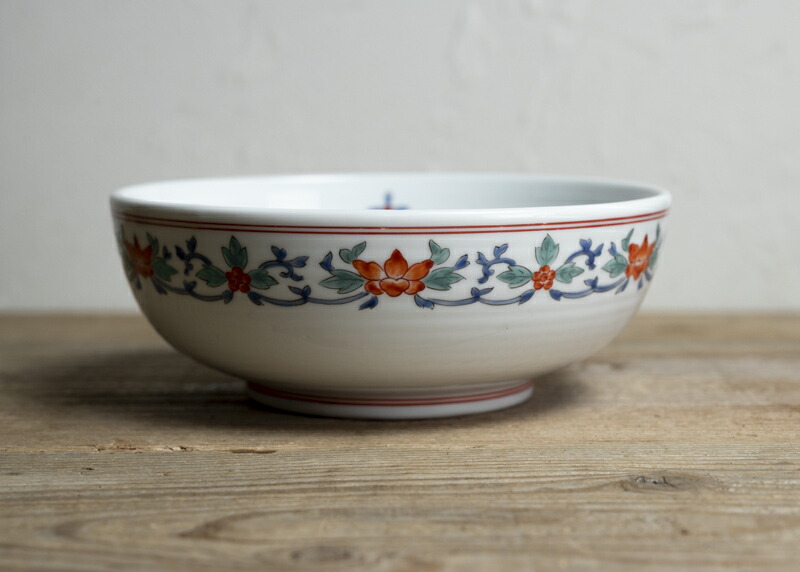 楽天市場】作家○柿右衛門錦牡丹文鉢○渦福 | 菓子器 / 十二代柿右衛門