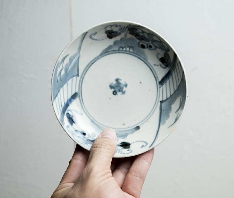 楽天市場】骨董○古伊万里染付葡萄文皿○くらわんか | ニュウ / 極小