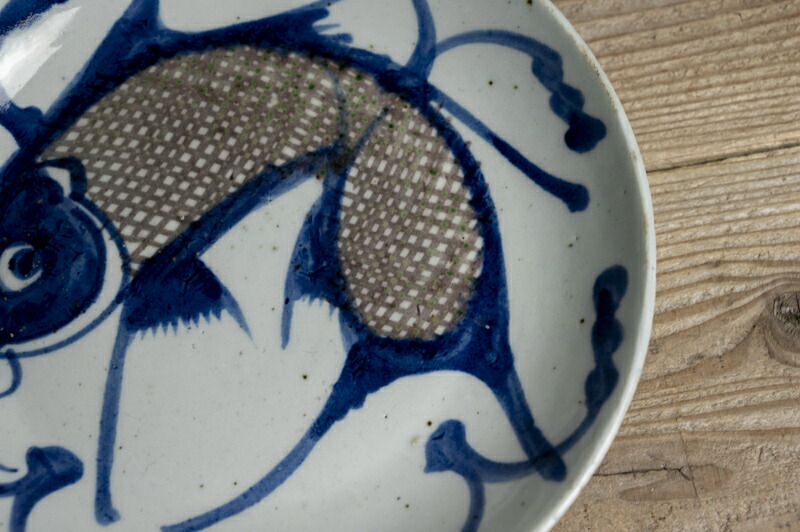 楽天市場】中国古玩 / 唐物○釉裏紅魚文皿○呉須辰砂/呉須染付 ニュウ