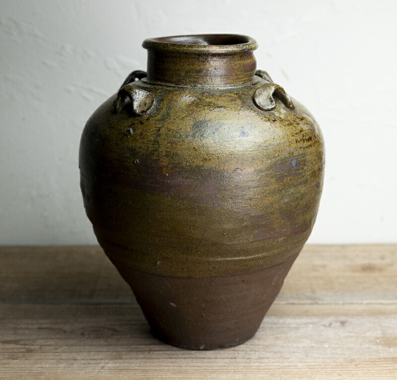 楽天市場】骨董○古唐津四耳壺○ | 江戸前期-17世紀頃 | 口に修理あり