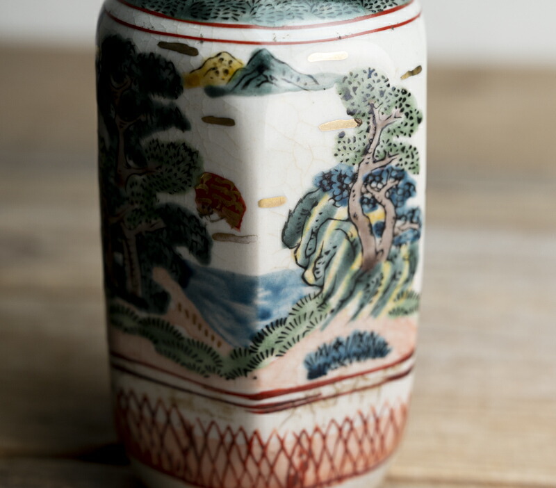 楽天市場】骨董○九谷焼色絵山水文徳利○お燗徳利 | 明治時代-19世紀頃