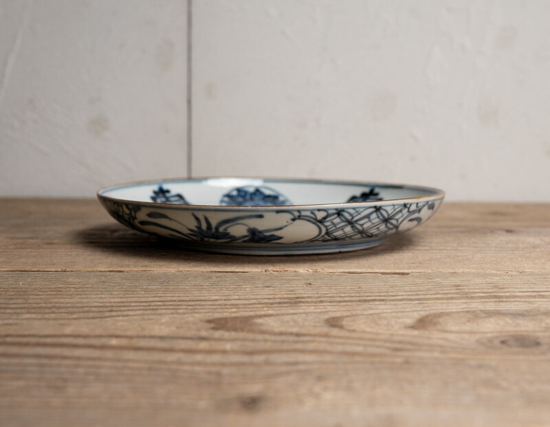 楽天市場】骨董○古伊万里染付富文皿○ | 江戸時代-17-18世紀頃 | 磁器