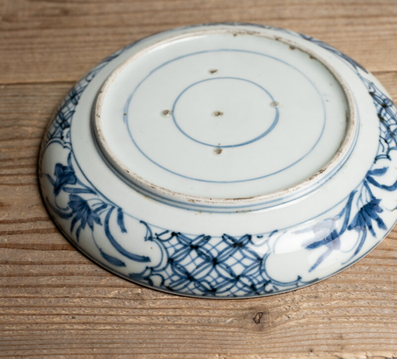 楽天市場】骨董○古伊万里染付富文皿○ | 江戸時代-17-18世紀頃 | 磁器