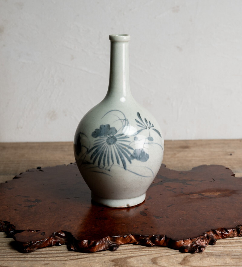 楽天市場】骨董○古伊万里染付菊文徳利○ | 江戸中期-19世紀頃 | 肥前