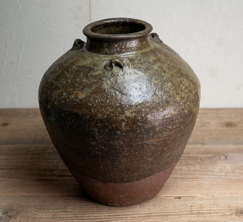 楽天市場】骨董○古丹波三耳壺○葉茶壷 / 丹波焼 | 江戸初期-17世紀頃