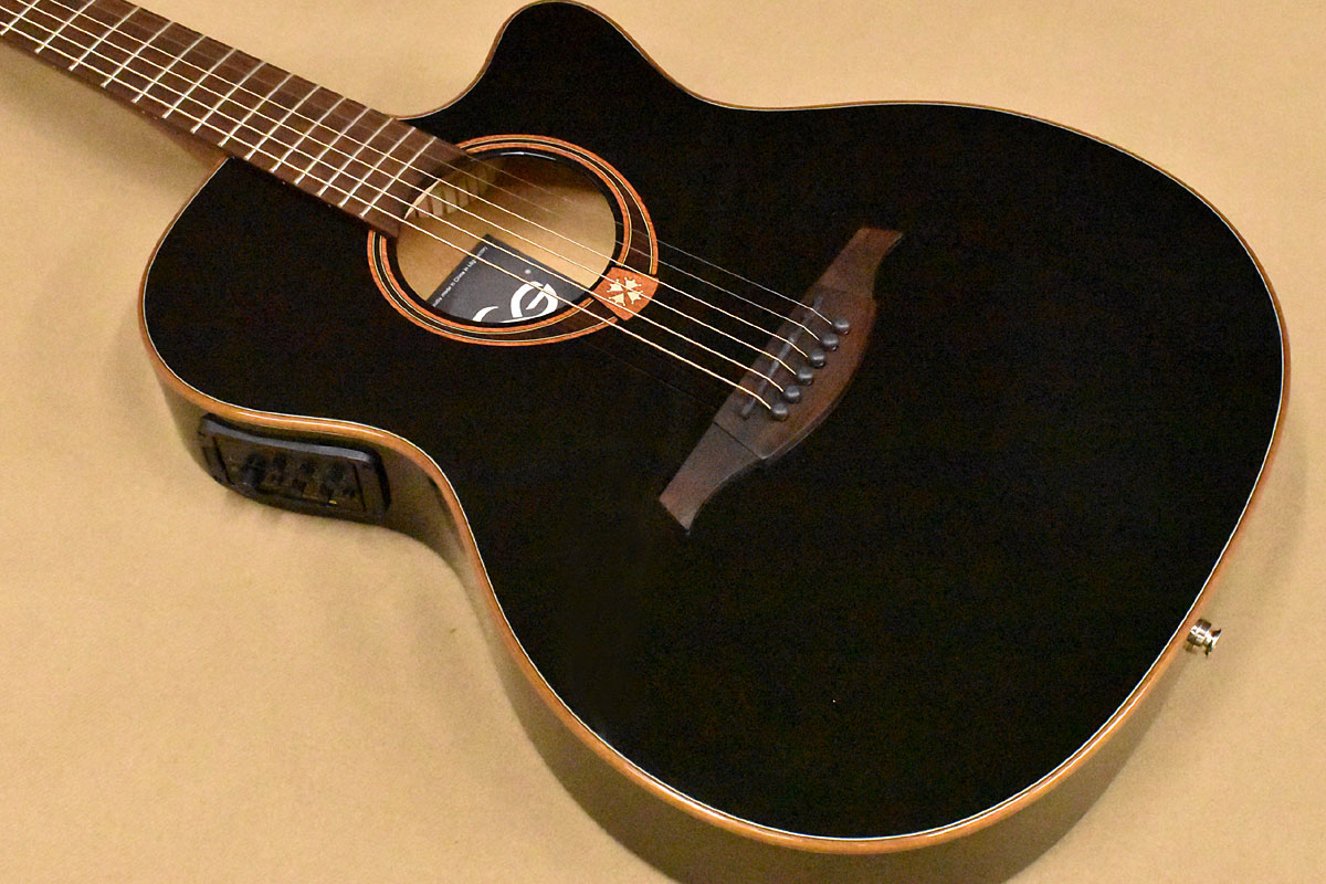 楽天市場】LAG Guitars T118ASCE BLK【スペア弦付き】【送料無料