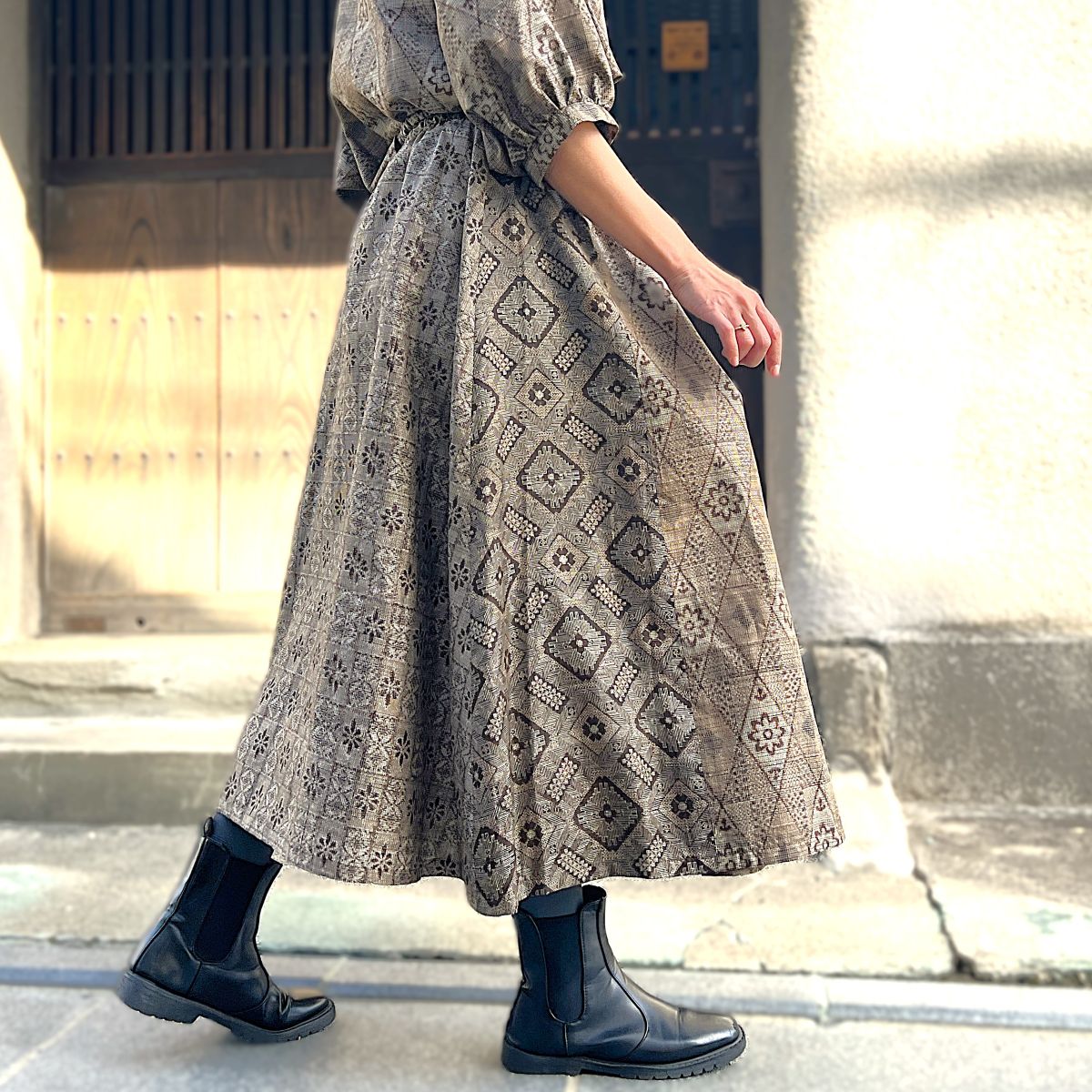 楽天市場】【大島紬リメイクセットアップ】一点物当店オリジナル絹