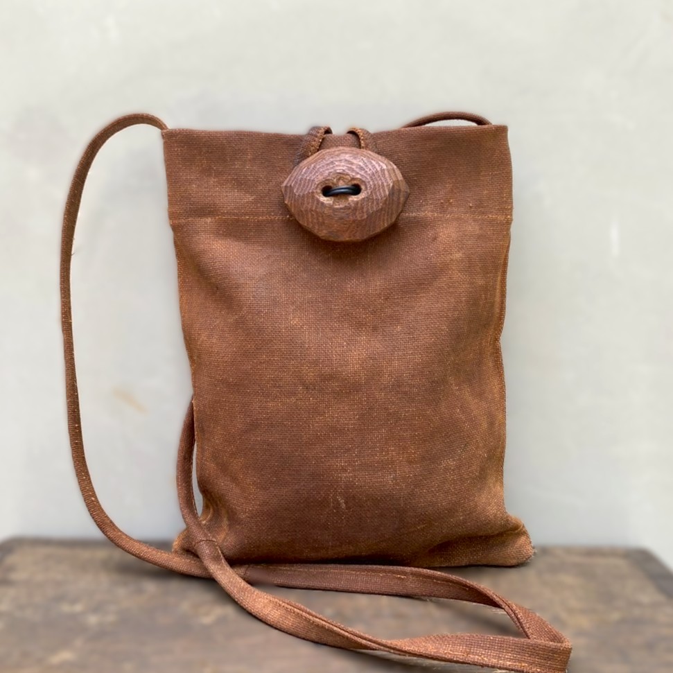楽天市場】【酒袋ショルダーバッグ】日本製 柿渋染め 天然素材 希少