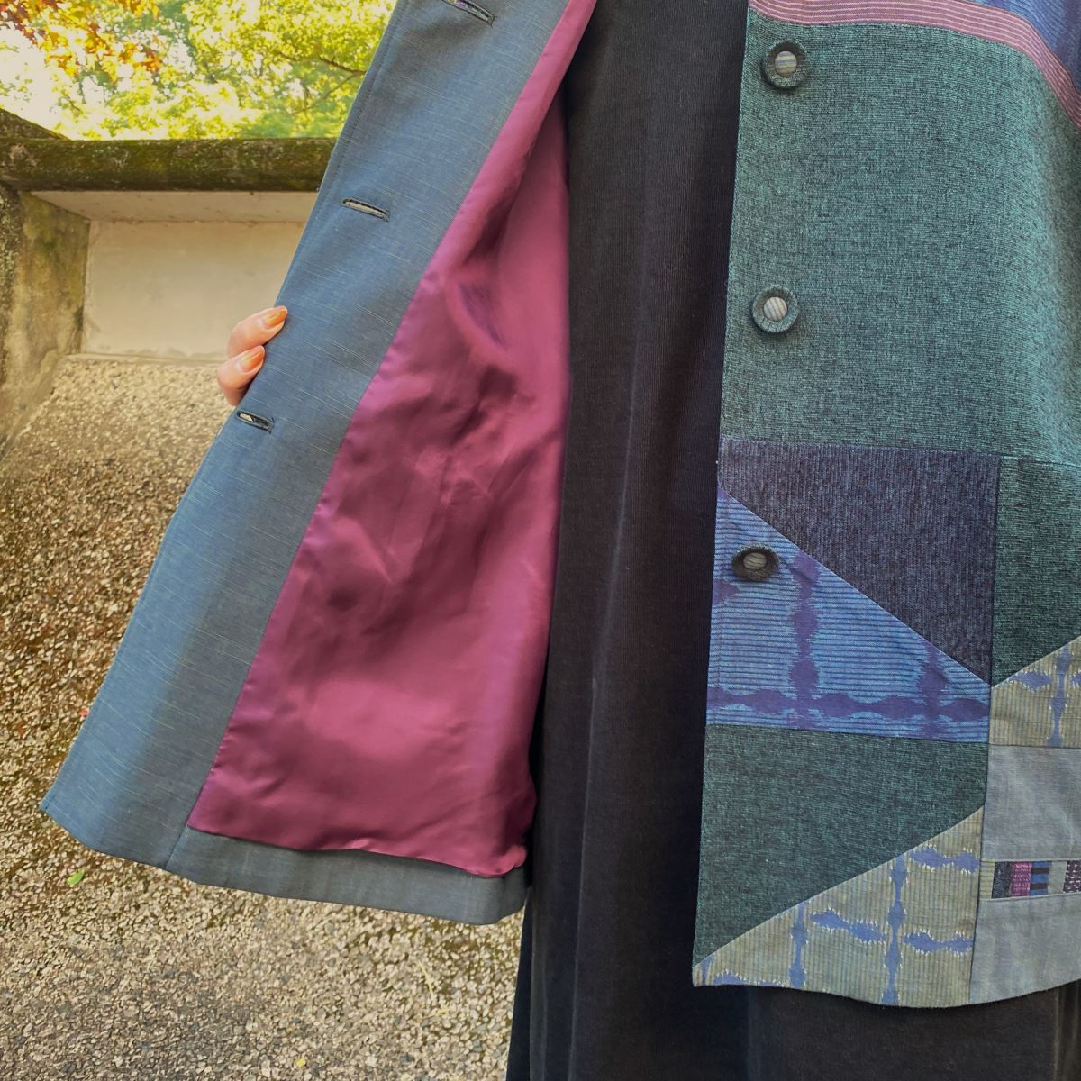 楽天市場】儀右ヱ門【久留米絣ポンチョ】羽織物ケープミセス40代50