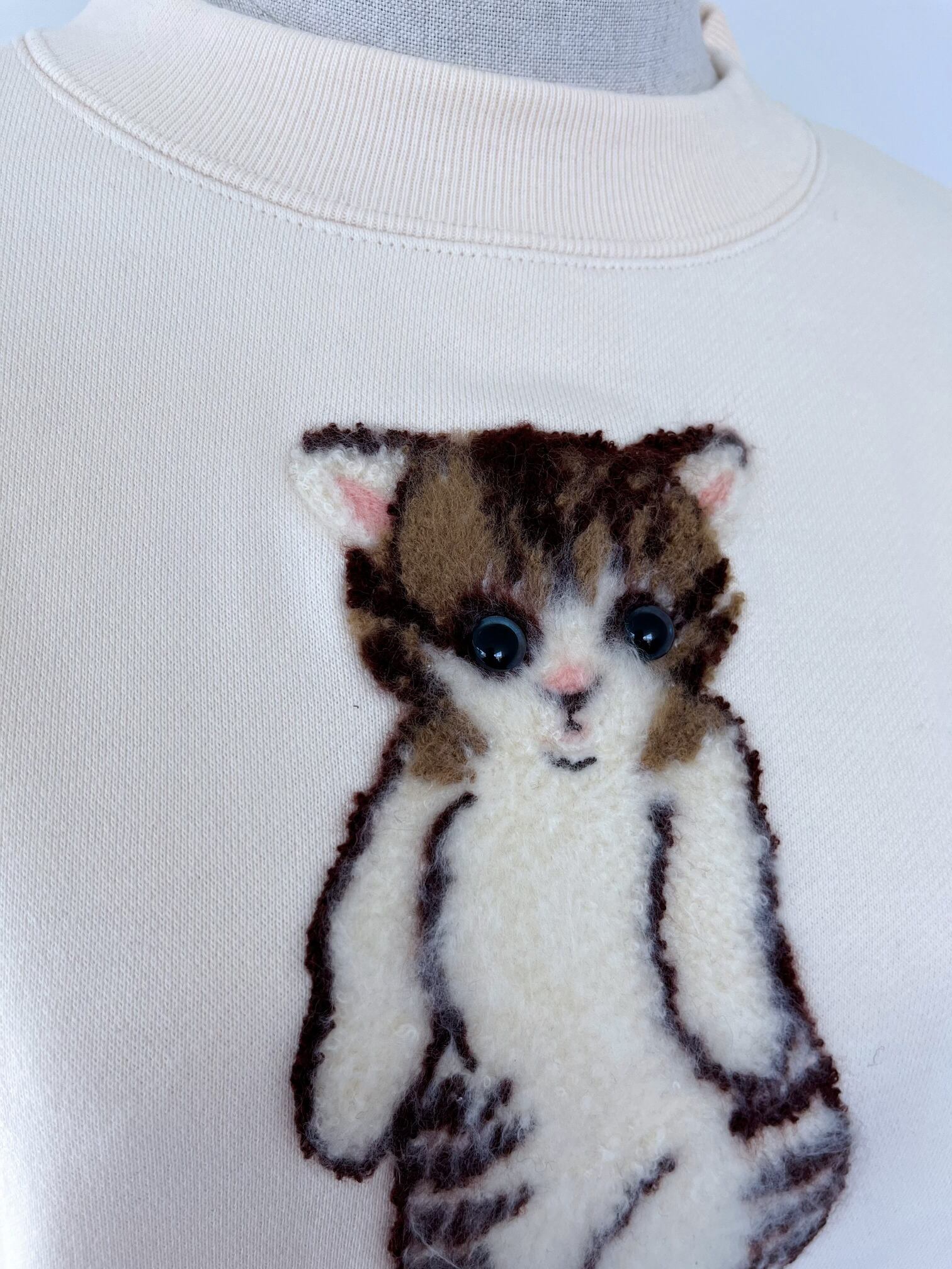 楽天市場】【MUVEIL】 ネコ裏毛プルオーバー ミュベール トレーナー