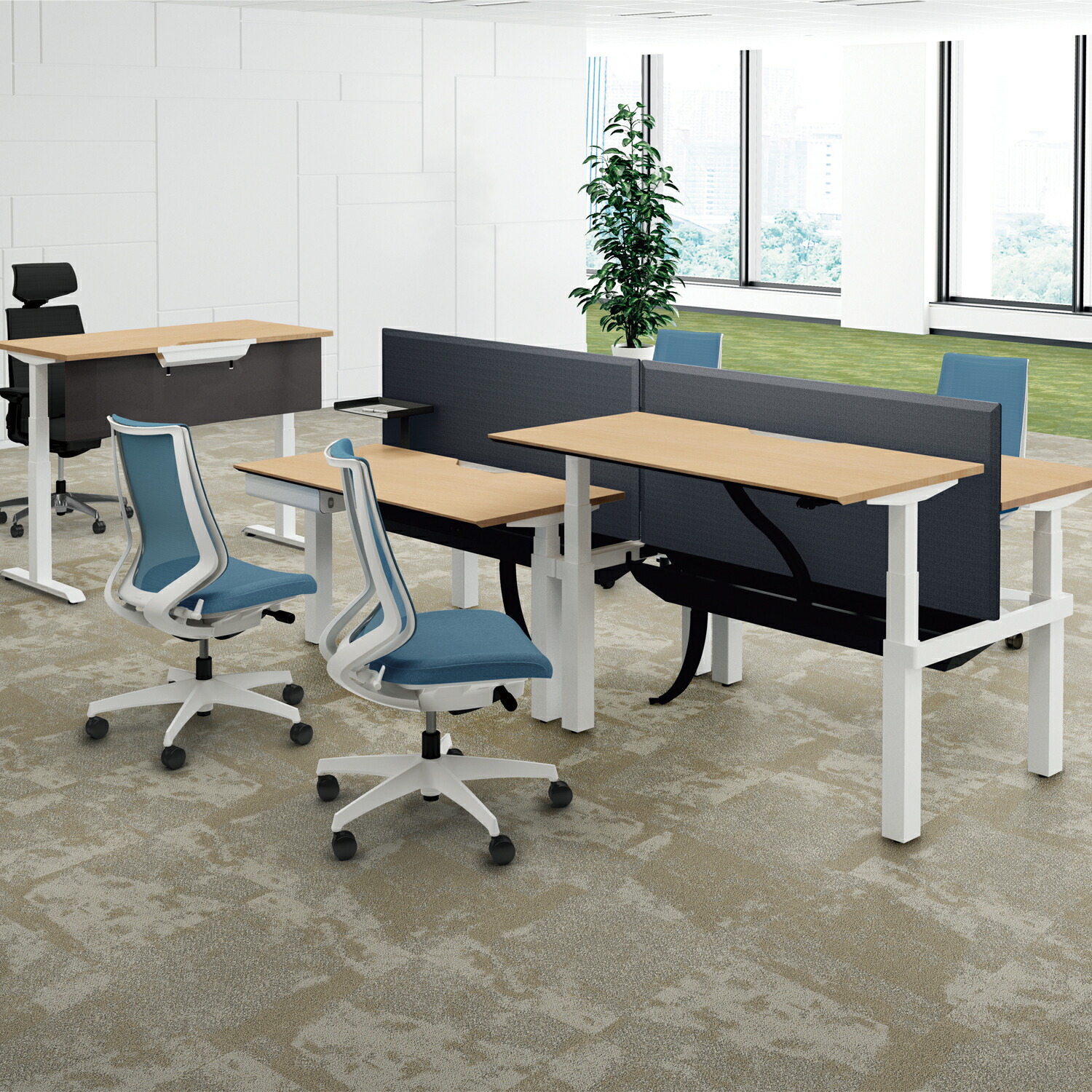 楽天市場】コクヨ 電動式昇降デスク SEQUENCE シークエンス DSE