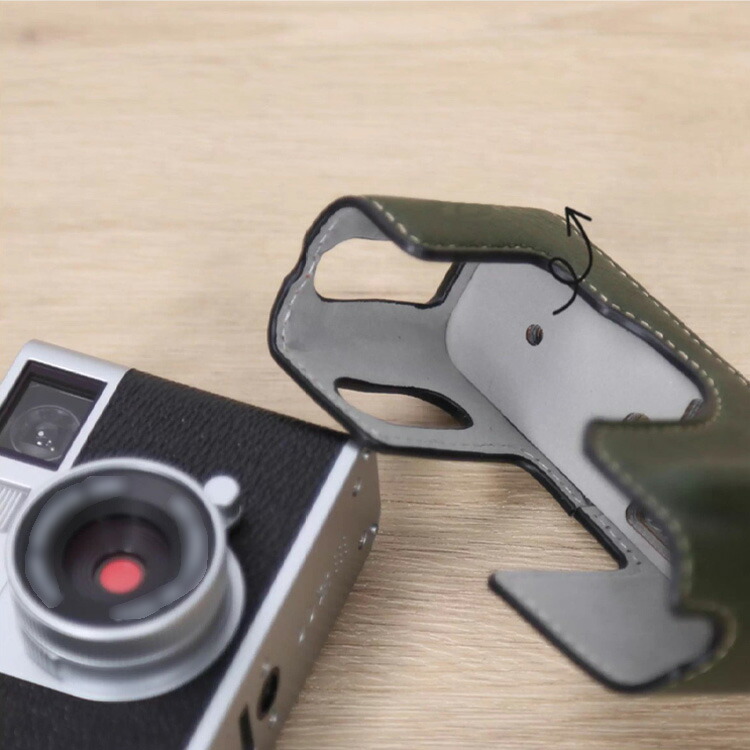 楽天市場】FUJIFILM X half X-HF1 ケース PUレザーハーフケース ハーフ