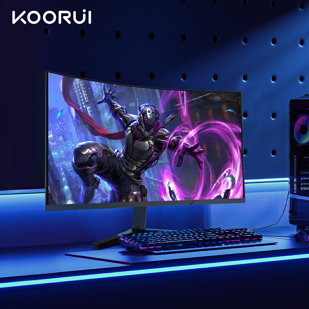楽天市場】【10%OFFクーポン】 KOORUI ☆180Hz モニター 曲面