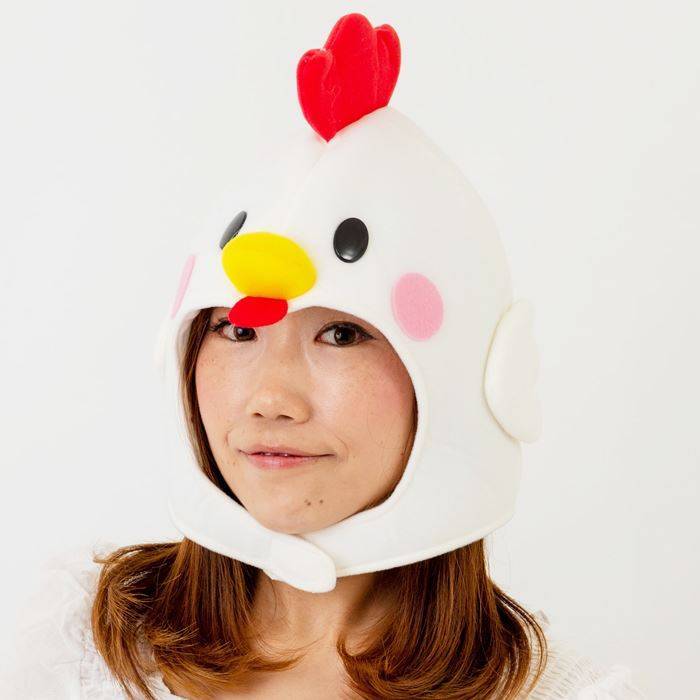 楽天市場】にわとりくんキャップ ニワトリ 鶏 とり 鳥 ぼうし 帽子