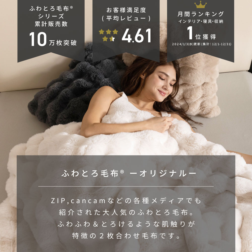 楽天市場】毛布 NERUS 【正規品】 ふわとろ毛布 air airpremium