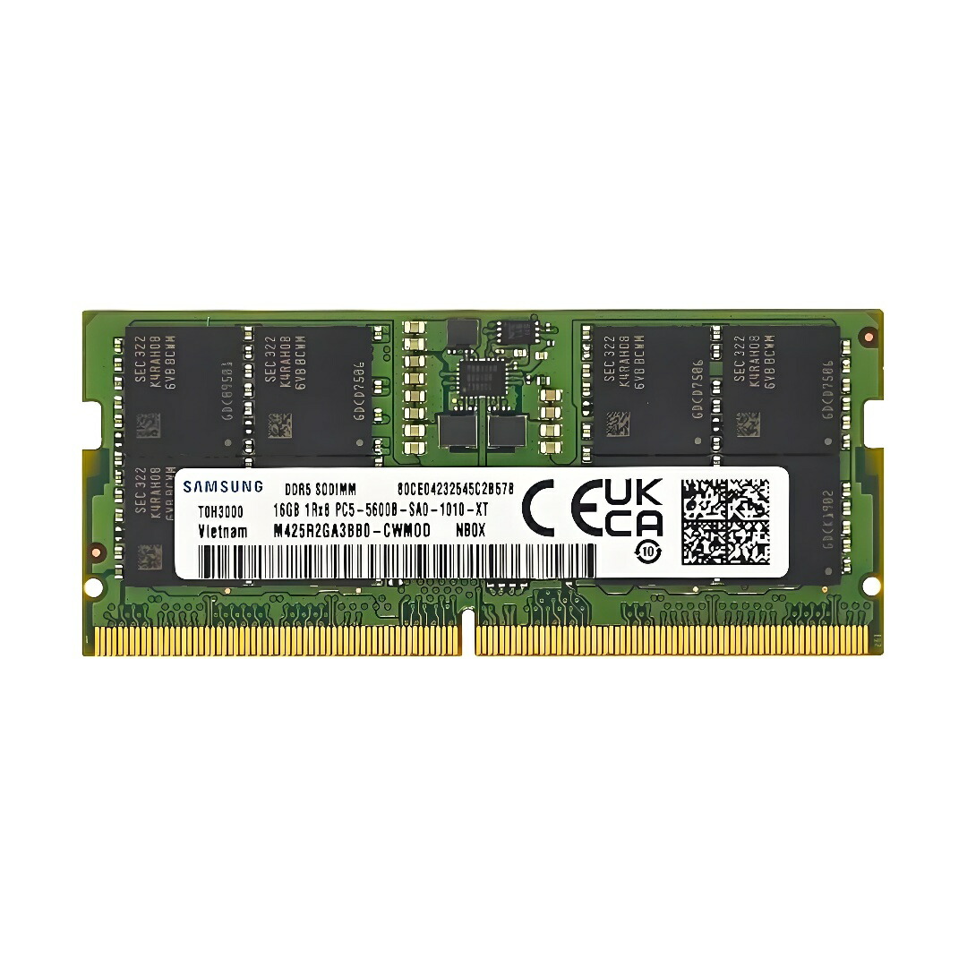 楽天市場】SAMSUNG サムスン純正 16GB (1x16GB) DDR5 5600MHz PC5