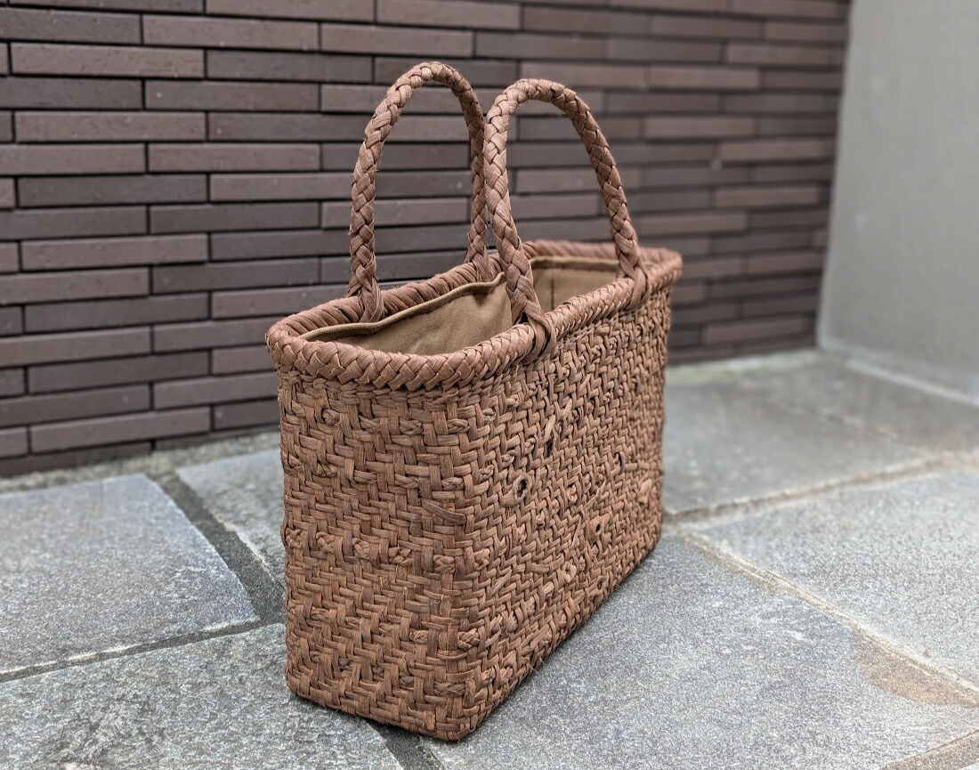楽天市場】純国産 山葡萄かごバッグ 網代編み・乱れ編みミックス 福島