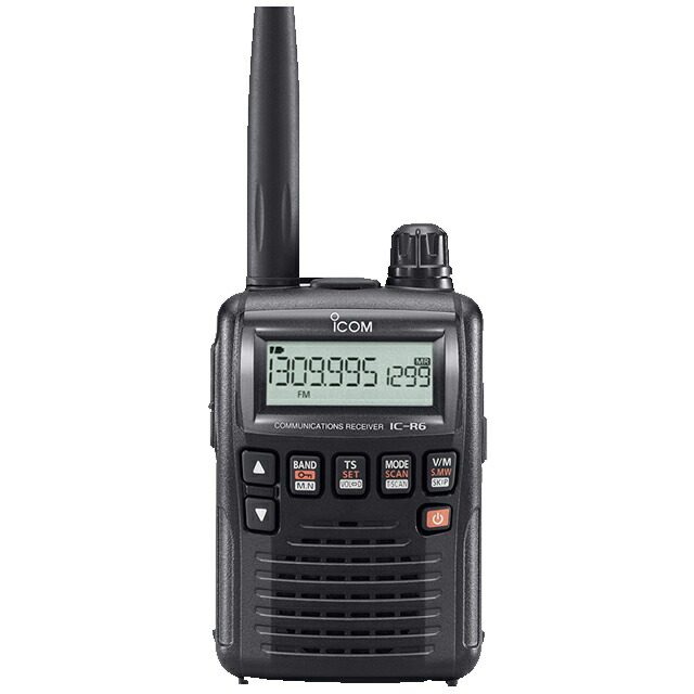 楽天市場】アイコム IC-R6 広帯域ハンディーレシーバー ミニアンテナ