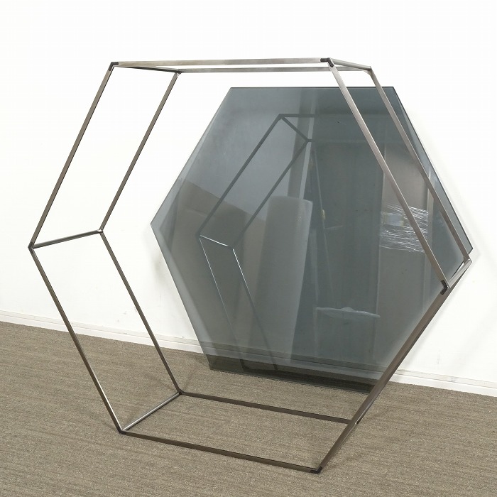 中古品 カッシーナイクスシー ヘキサゴン トリス サイドテーブル
