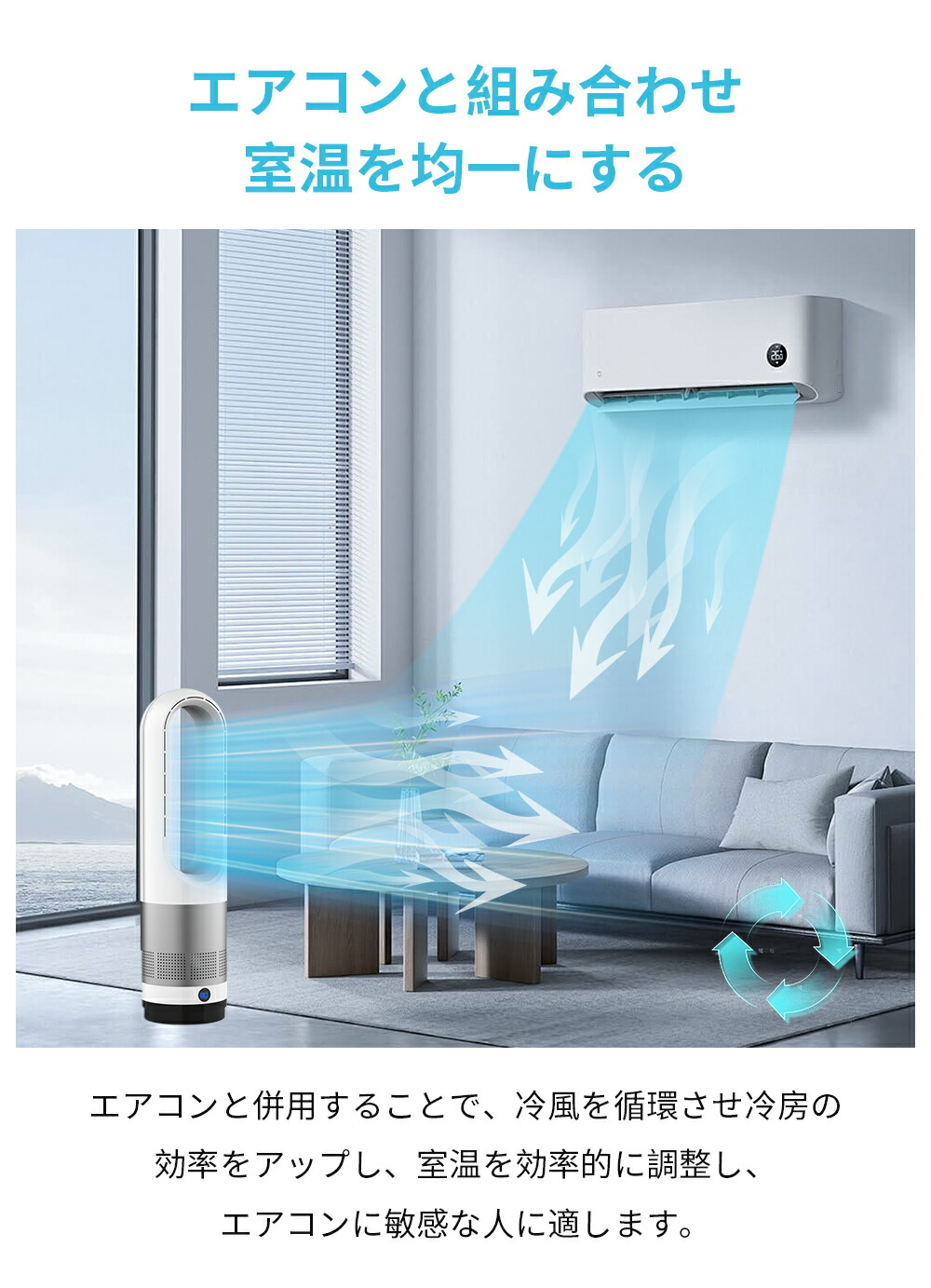 楽天市場】セラミックヒーター ファンヒーター スリム タワーファン 省