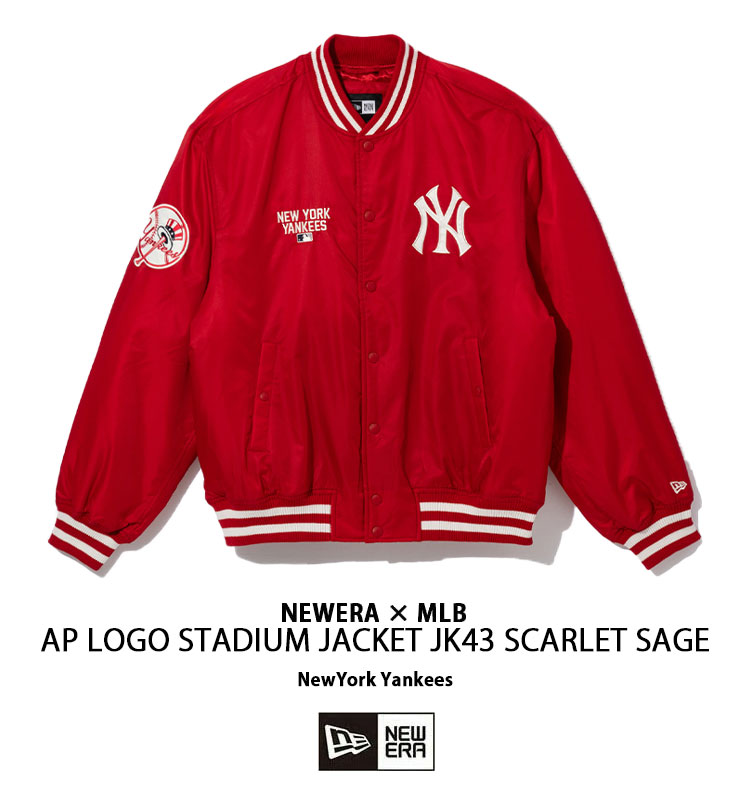 楽天市場】NEWERA ニューエラ スタジャン ブルゾン AP MLB LOGO