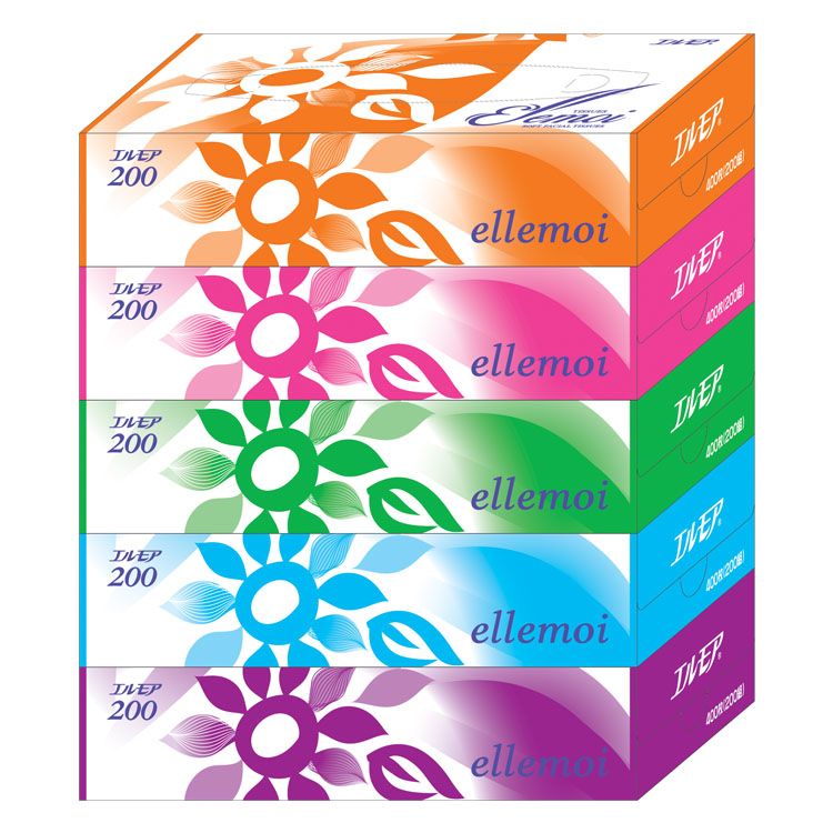 楽天市場】ティシューペーパー ティッシュ ボックス エルモア