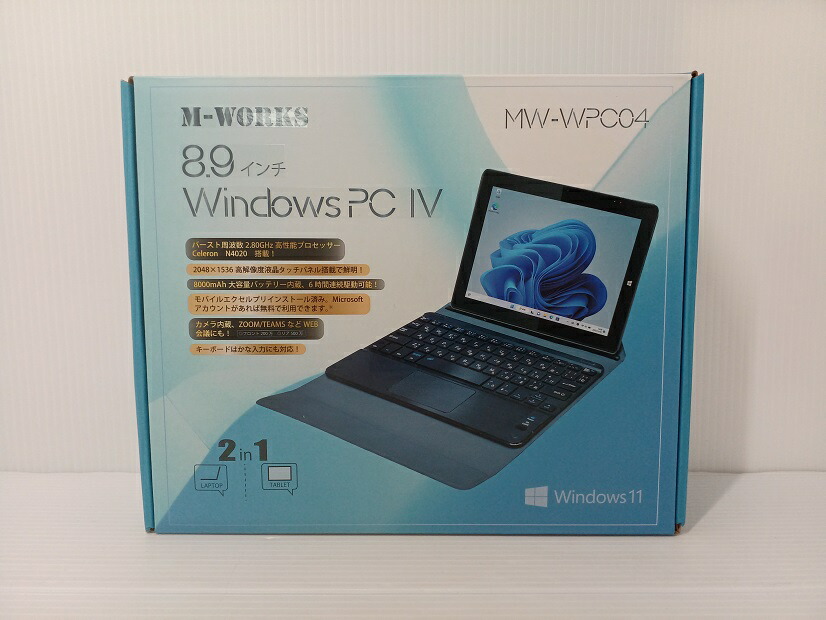 楽天市場】【中古品】M-WORKS サイエル 8.9インチタブレット WindowsPC