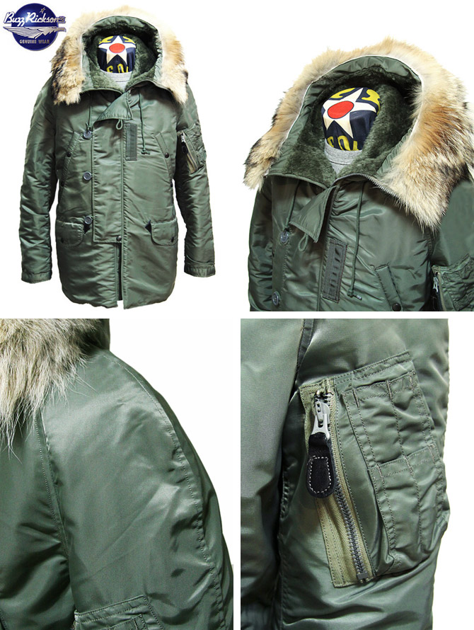 楽天市場】【 BUZZ RICKSON'S（バズリクソンズ） 】 N-3B “SLENDER