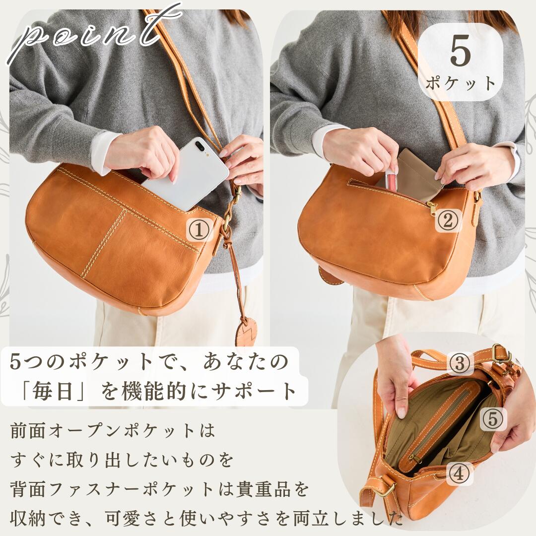 楽天市場】【動画あり】ショルダーバッグ レディース 本革 ななめ掛け