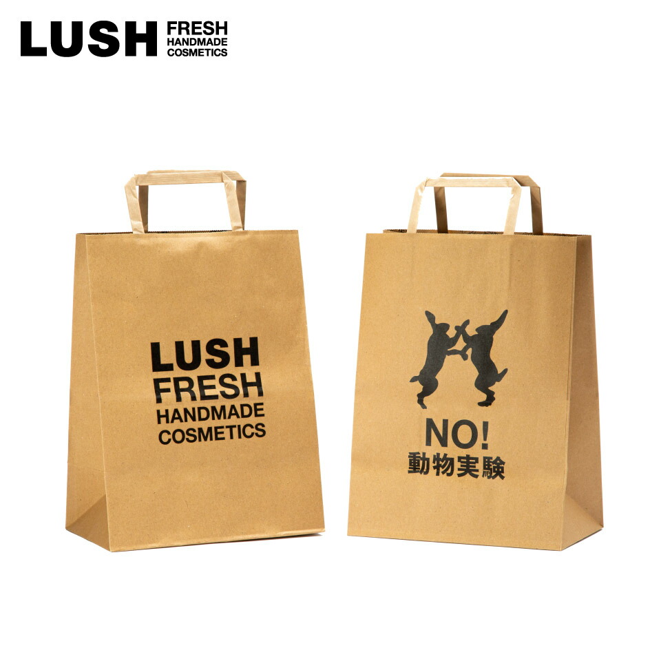 楽天市場】LUSH ショッパー 紙袋 手提げ袋 買い物袋 バッグ プレゼント