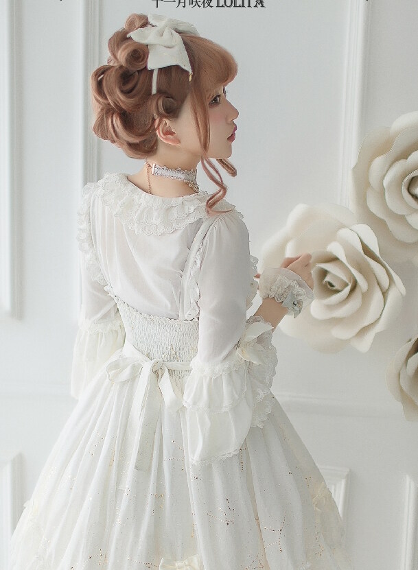 00'S平成 LIZLISA ホワイトレースキャミワンピ姫ギャル 姫ロリ 00'S