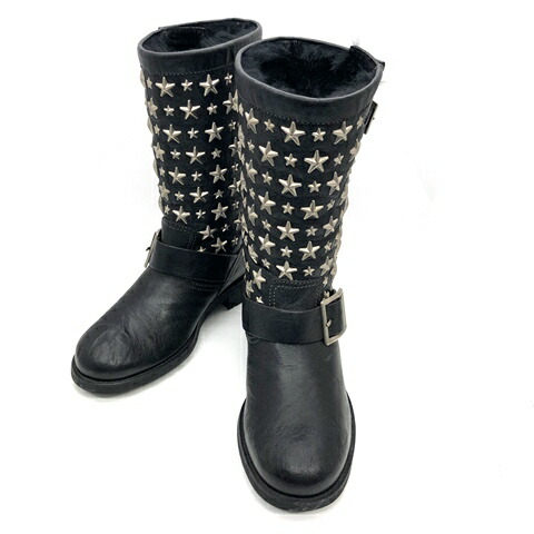 楽天市場】スタッズ（ブランドジミーチュウ）（ブーツ｜レディース靴