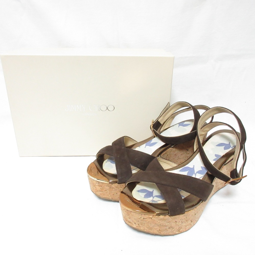 楽天市場】ジミーチュウ ウェッジ サンダルの通販