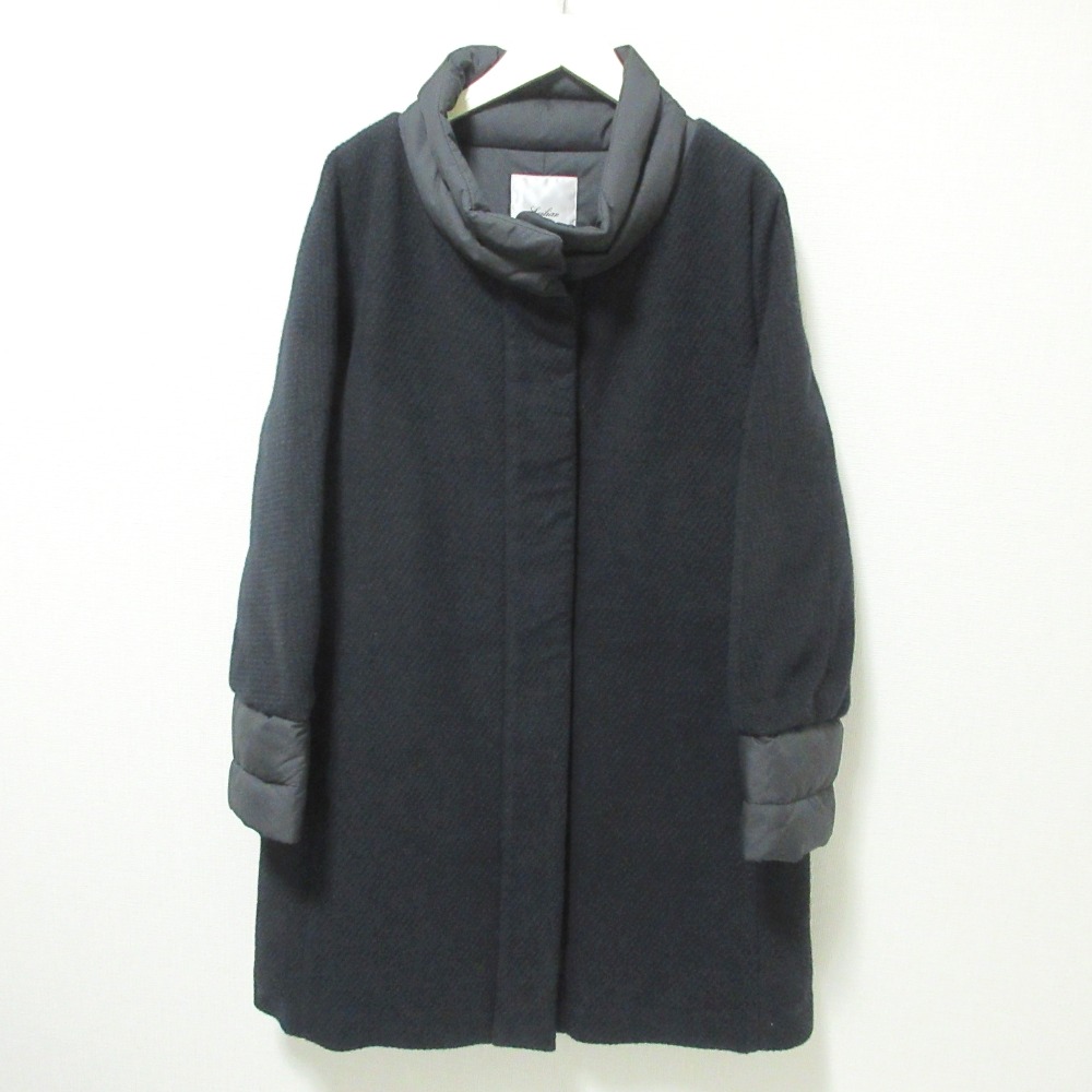 美品】レリアン Leilian ハーフコート アルパカ ウール サイズ11