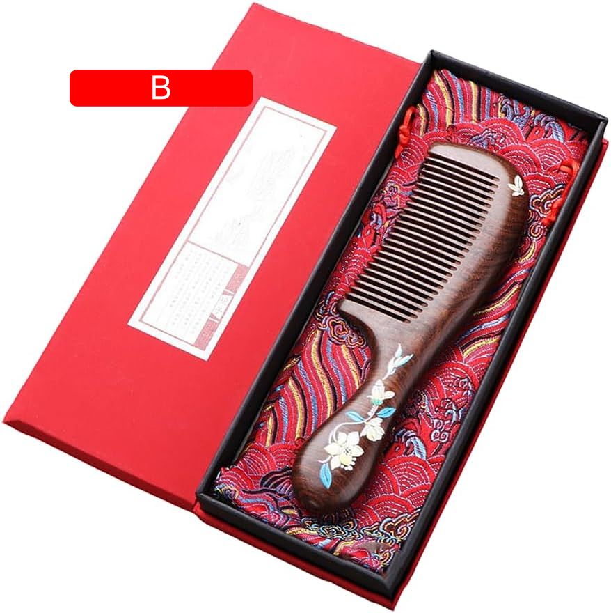 楽天市場】高級木製櫛 黒金檀木櫛 くし クシ 木の櫛 静電防止 コーム