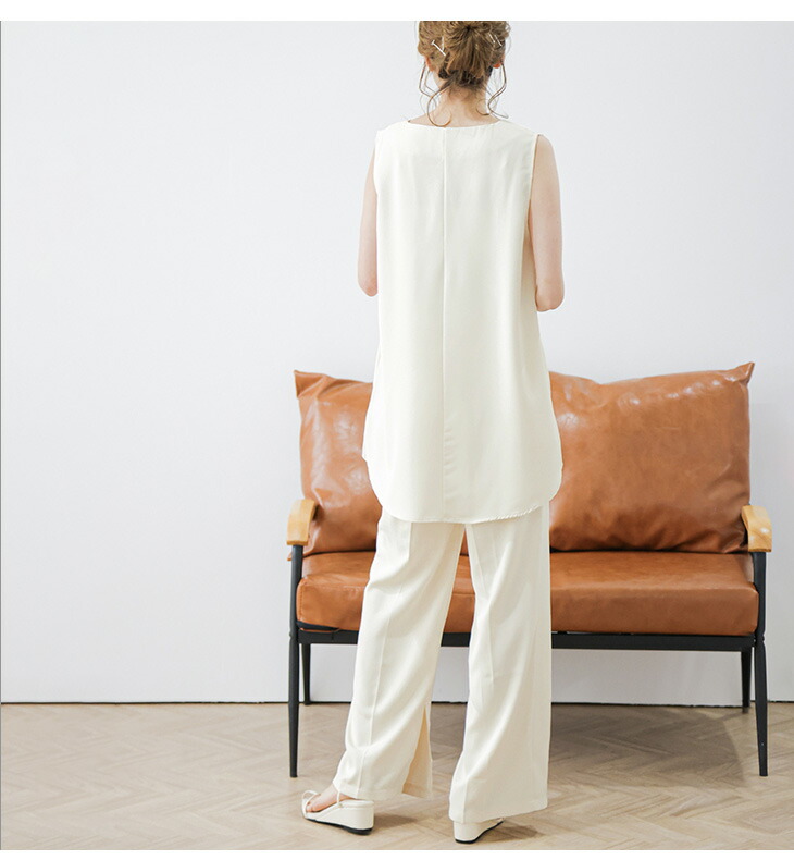 楽天市場】【半額クーポン対象】Vネック セットアップ ベスト ジレ