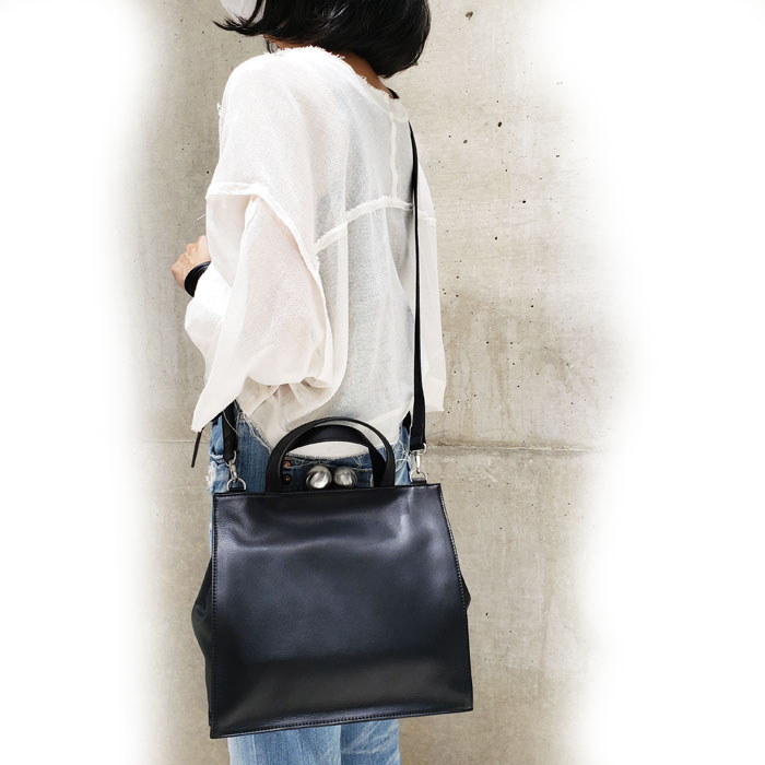 楽天市場】kawa-kawa カワカワ kawakawa 角型 2way がま口バック 天然