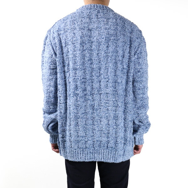 け*ん様 メゾンマルジェラ 14 ニット L 青 コットン 16SS 切替え 4