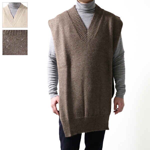 楽天市場】Maison Margiela メゾン マルジェラ ニットベスト Wool Vest