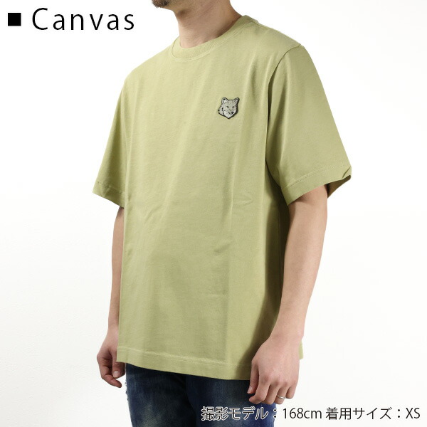 楽天市場】Maison Kitsune メゾンキツネ Bold Fax Head Patch Oversize