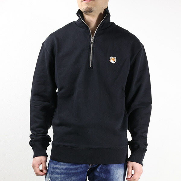 楽天市場】Maison Kitsune メゾンキツネ Fox Head Patch Half Zip
