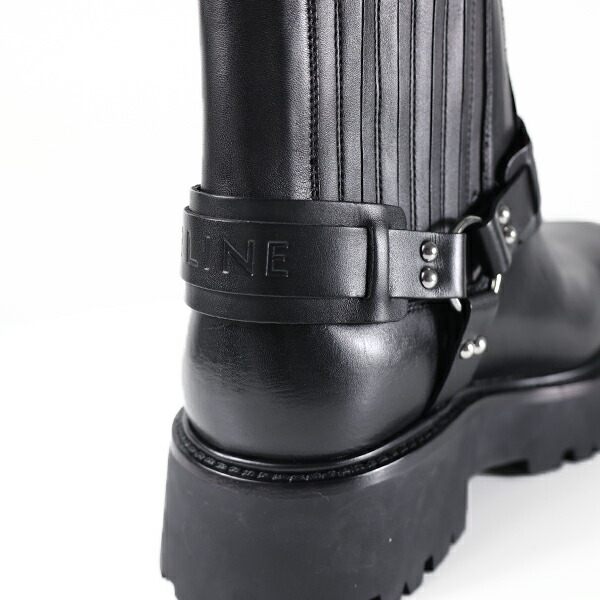楽天市場】CELINE セリーヌ ハーネス ブーツ Celine Biker Boots