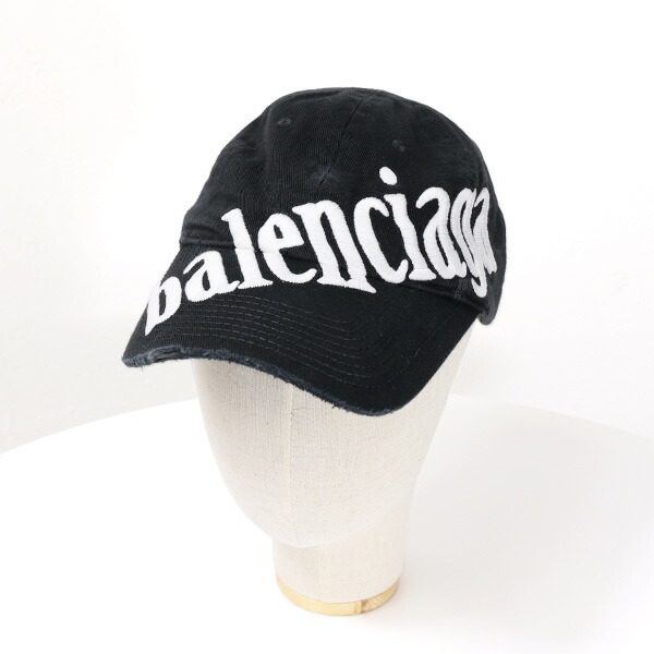 楽天市場】BALENCIAGA バレンシアガ Logo Baseball Cap ベースボール