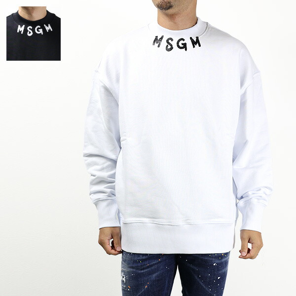 楽天市場】MSGM エムエスジーエム Logo on the neck Sweatshirts