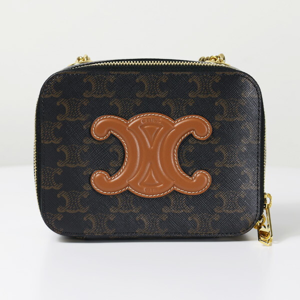 楽天市場】Celine セリーヌ Box Chain Cuir Triomphe Shoulder Bag