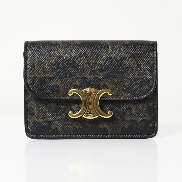 楽天市場】CELINE セリーヌ TRIOMPHE TRI-FOLD WALLET カードホルダー
