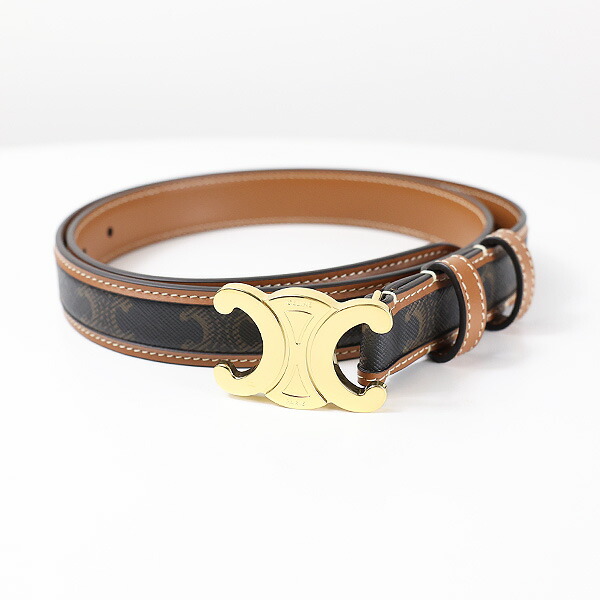 楽天市場】CELINE セリーヌ Medium Triomphe Canvas Belt ミディアム
