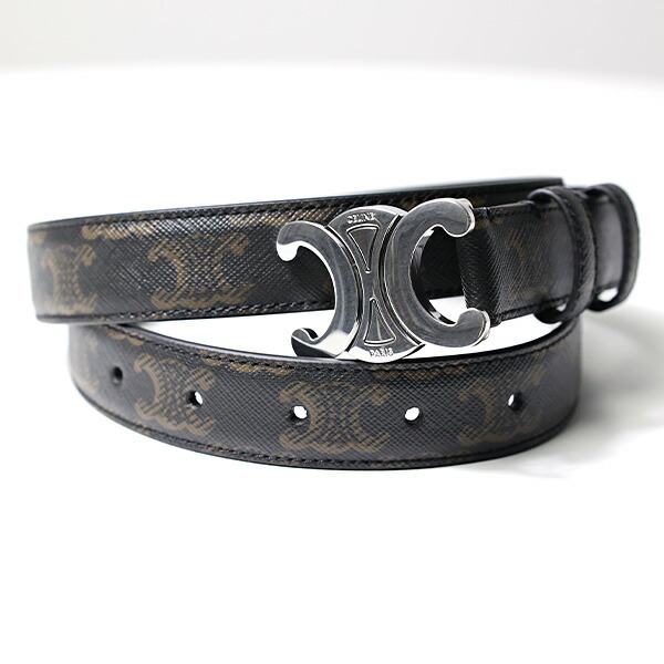 楽天市場】CELINE セリーヌ Triomphe Medium Belt ミディアム