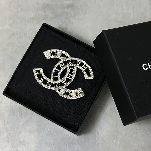 楽天市場】CHANEL シャネル COCO LOGO BROOCH ココマーク ブローチ